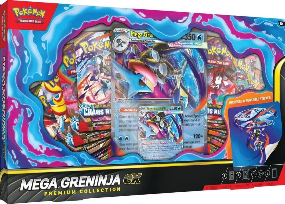 Mega Greninja ex Premium Collection - Diverse kaarten en producten (MCAP)
